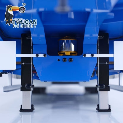 TOUCAN RC HOBBY LESU A0041 1/14 Metal Trailer Hydraulic Lifting Tailboard with Landing Legs 3 Axles Chassis for RC Tractor Truck DIY Construction Model