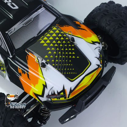 US Stock 1/16 4X4 Radio Controlled Off Road Vehicle SCY 16102Pro RC Big Tire Truck Muti-Terrain Brushless Model Car Light System RTR