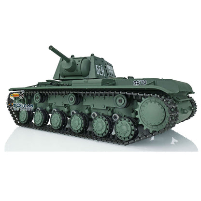 TOUCAN RC HOBBY Henglong Plastic 1/16 TK7.0 3879/3878 German Panther G Soviet KV-1 RTR RC Tank 360 Degrees Turret Infrared Combat BB Smoke Metal Barrel