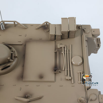 TOUCAN RC HOBBY Tongde 1/16 RC Tank M2412-C M113A2 APC Infrared Turret Rotary 360 Degree Remote Control Electric Military Vehicle Metal Wheels