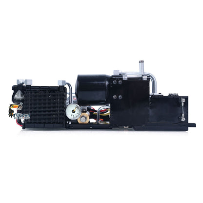 LESU Aoue LR945 1/14 Metal RC Hydraulic Excavator B0017 KIT/PNP CNC 7CH Valve 3-arm Digger LED Lights Electronic Display for Professional Construction Truck Model Collectors DIY