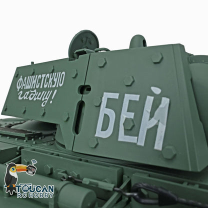 TOUCAN RC HOBBY Heng Long TK7.0 1/16 T72 3939 Soviet Union KV-1 3878 RC Tank FPV 360 Degree Turret BB IR Metal Barrel Tracks Drive Idler Road Wheels