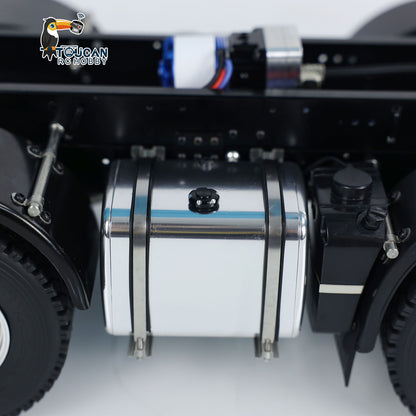 1/14 8x4 Metal Hydraulic RC Dump Truck 2-speed Radio Control Tipper Car Simulation DIY Model Painted ESC Servo Motor