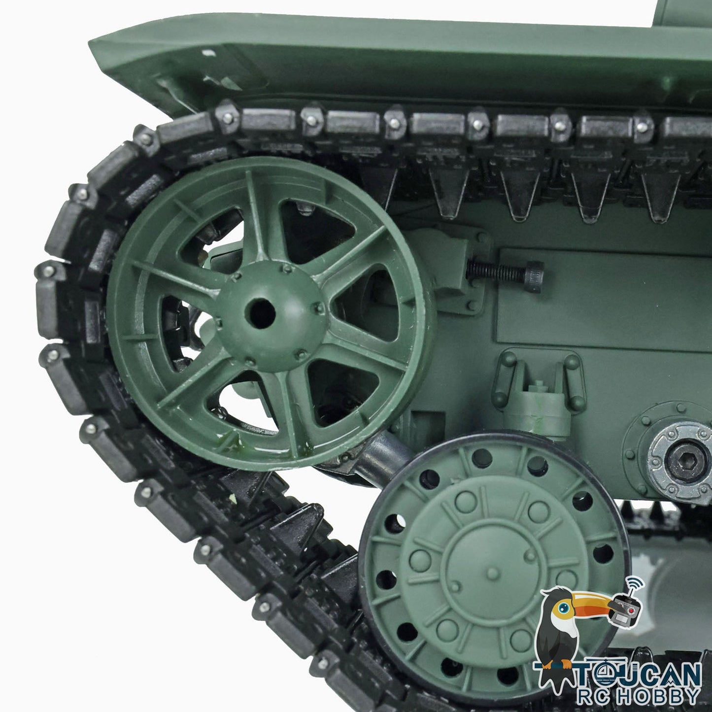 TOUCAN RC HOBBY Henglong Plastic 1/16 TK7.0 3879/3878 German Panther G Soviet KV-1 RTR RC Tank 360 Degrees Turret Infrared Combat BB Smoke Metal Barrel