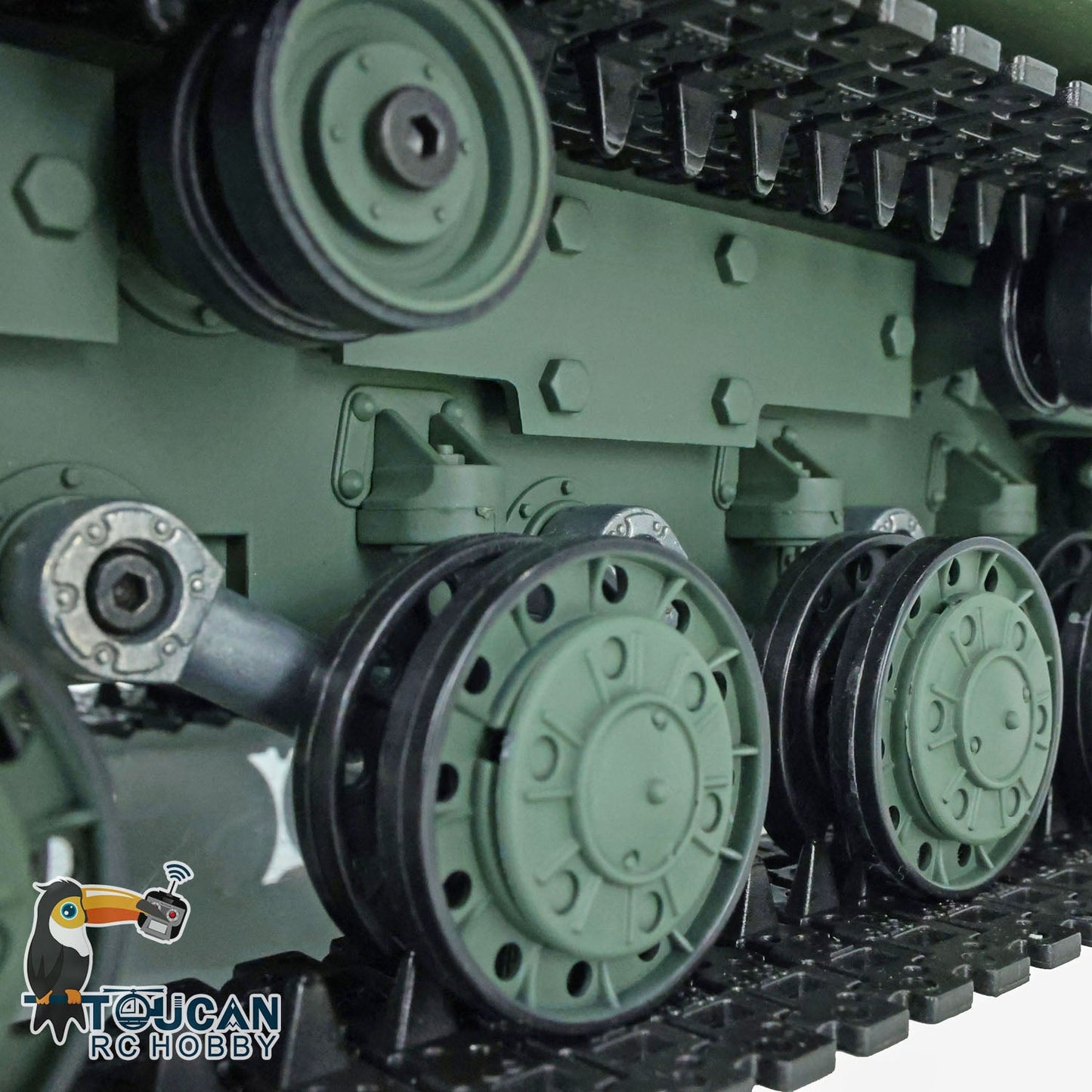 TOUCAN RC HOBBY Henglong Plastic 1/16 TK7.0 3879/3878 German Panther G Soviet KV-1 RTR RC Tank 360 Degrees Turret Infrared Combat BB Smoke Metal Barrel