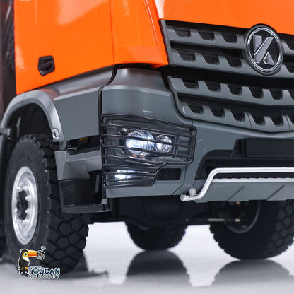 US Stock Kabolite 1/14 Electric RC Dump Truck K5703 8X8 Remote Control Tipper Model 2Speed Transmission Lights Sounds Battery Charger