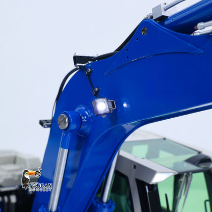 TOUCAN RC HOBBY JDModel 1/14 Metal 2Arms RC Hydraulic Tracked Excavator JDM-208 R920 Radio Control Digger Engineering Vehicle Sound System Battery
