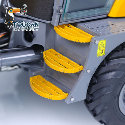 LESU 6MDX-B 1/14 Metal Hydraulic 4x4 RC Dump Truck with Differential Lock Axles Sound Light System for Engineering Vehicle Enthusiast