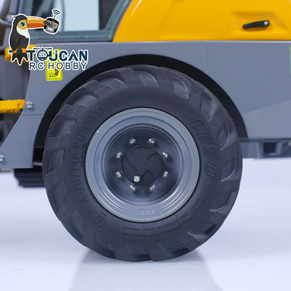 LESU 6MDX-B 1/14 Metal Hydraulic 4x4 RC Dump Truck with Differential Lock Axles Sound Light System for Engineering Vehicle Enthusiast