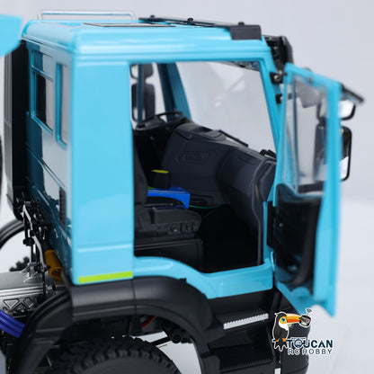 TOUCAN RC HOBBY MODO 1/14 8x4 Metal Hydraulic RC Dump Truck 2-speed Radio Control Tipper Car Simulation DIY Model Painted ESC Servo Motor