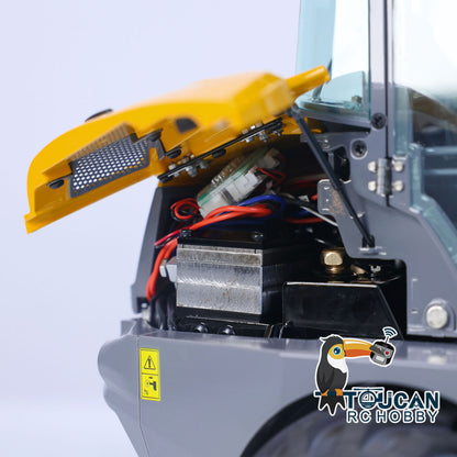 LESU 6MDX-B 1/14 Metal Hydraulic 4x4 RC Dump Truck with Differential Lock Axles Sound Light System for Engineering Vehicle Enthusiast