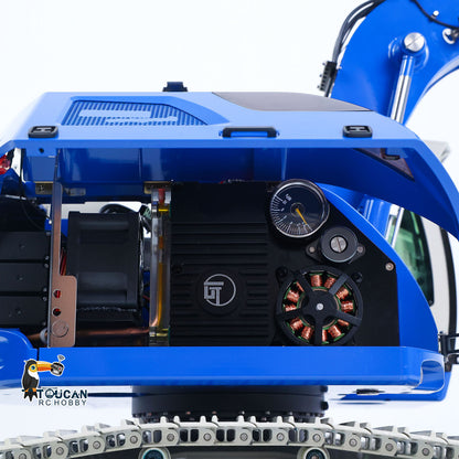 TOUCAN RC HOBBY JDModel 1/14 Metal 2Arms RC Hydraulic Tracked Excavator JDM-208 R920 Radio Control Digger Engineering Vehicle Sound System Battery