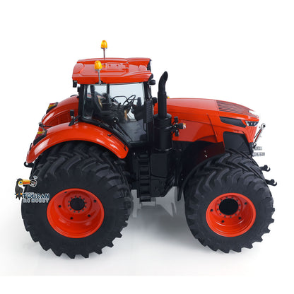 Metal LESU Remote Control 1/14 Hydraulic Tractor AOUE 1050 4x4 Double Wheels Agricultural Vehicle RTR Model Frsky Radio Battery