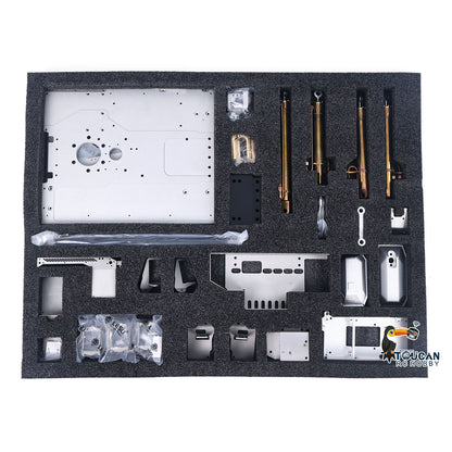 In Stock LESU 1/14 3-arm LR945 RC Hydraulic Excavator Remote Control Digger Heavy-duty Electric Hobby Model Kits Unpainted and Unassembled