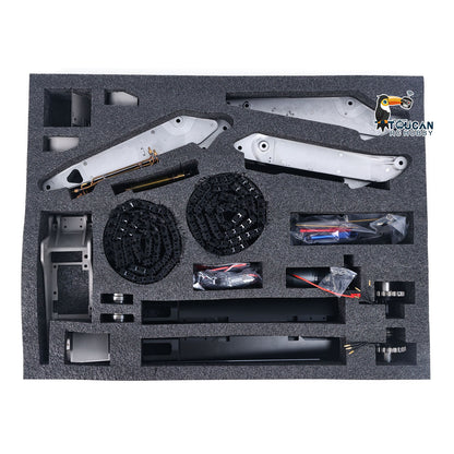 In Stock LESU 1/14 3-arm LR945 RC Hydraulic Excavator Remote Control Digger Heavy-duty Electric Hobby Model Kits Unpainted and Unassembled