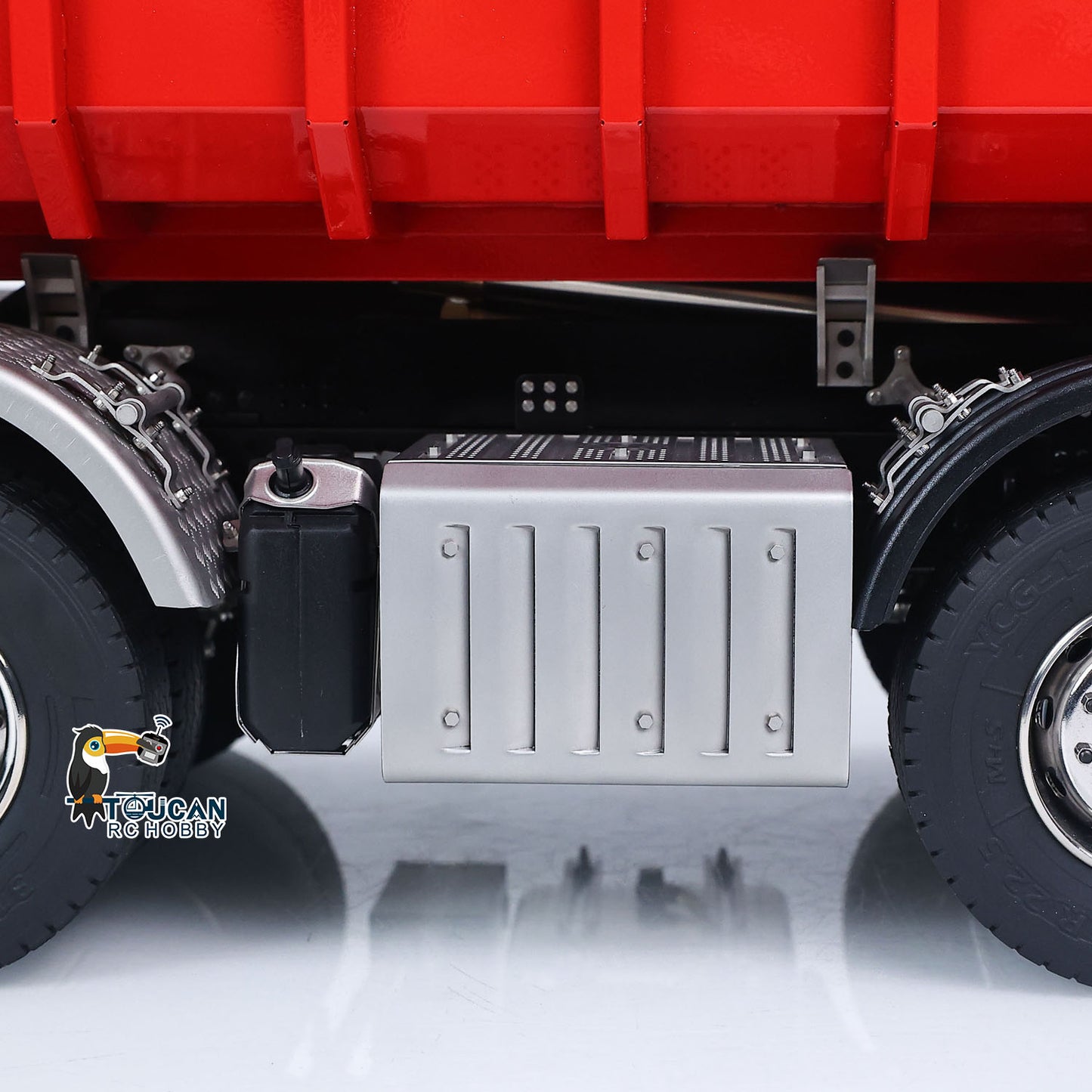 1/14 Metal RC Dump Truck 1838 8X8 Roll On Off Dumper Hydraulic Tipper