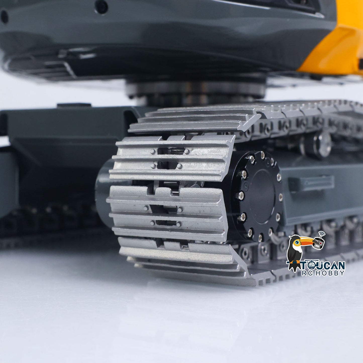 LESU 1/14 Metal RC Hydraulic Excavator MC15 4Arms Remote Control Digger 15MC 9 Valves Dual Pumps Light Sound PL18EV Lite