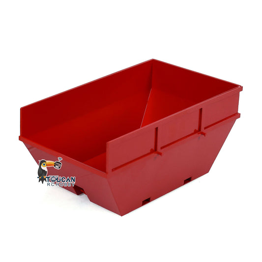 TOUCAN RC HOBBY JXModel Metal Small Bucket for VL18U 1/14 6*4 Hydraulic RC Skip Loader K3363 Swing Arm Dump Garbage Truck DIY