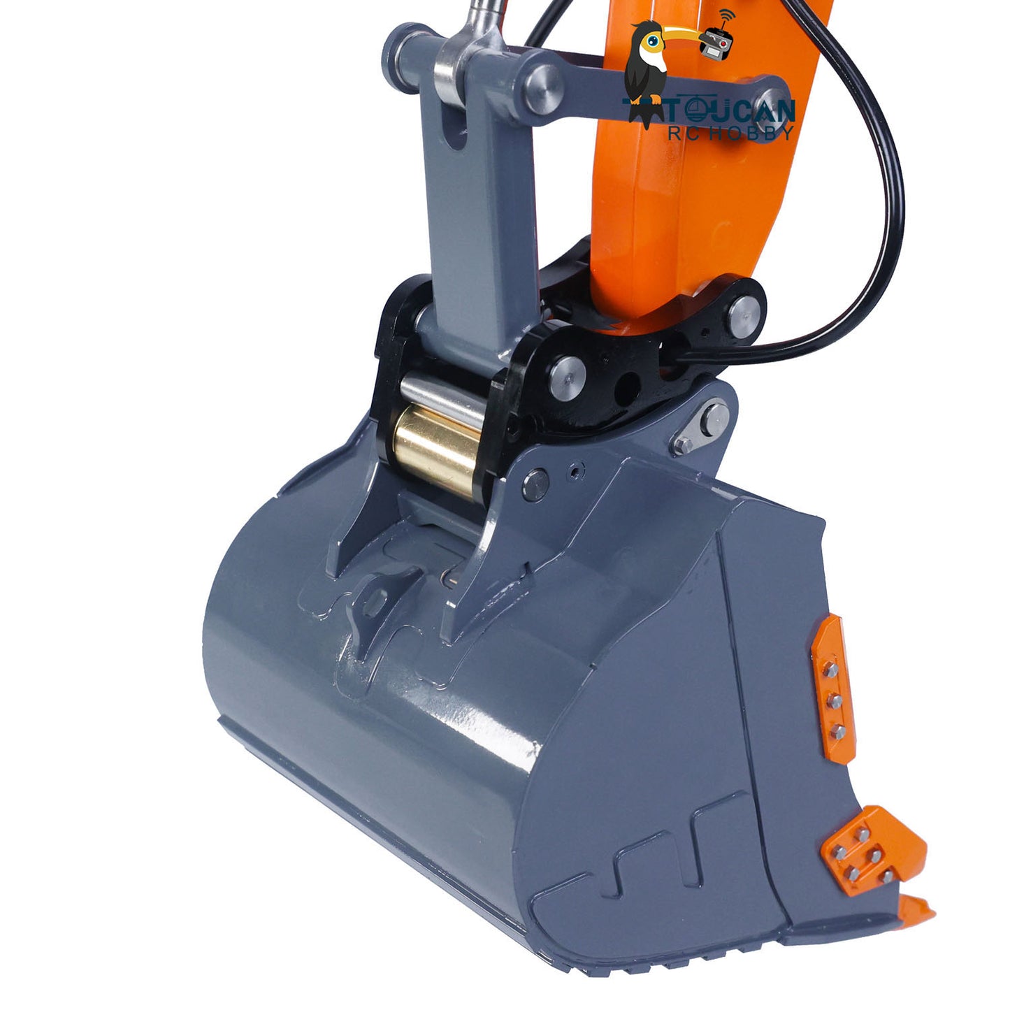 LESU AOUE ET26L 1/14 Metal RC Hydraulic Excavator B0012 RTR Short Tail Three-Arm Digger 6+2CH Directional Valve Quick Release Sound & Light Smoke GPS.