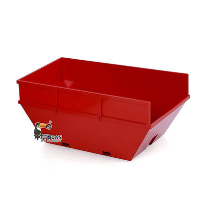 JXModel Metal Small Bucket for VL18U 1/14 6*4 Hydraulic RC Skip Loader K3363 Swing Arm Dump Garbage Truck DIY
