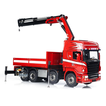 TOUCAN 1/14 8x8 Hydraulic RC Crane Tractor Truck Electric Radio Controlled Car Quick Attached Bucket 3-speed Transmission