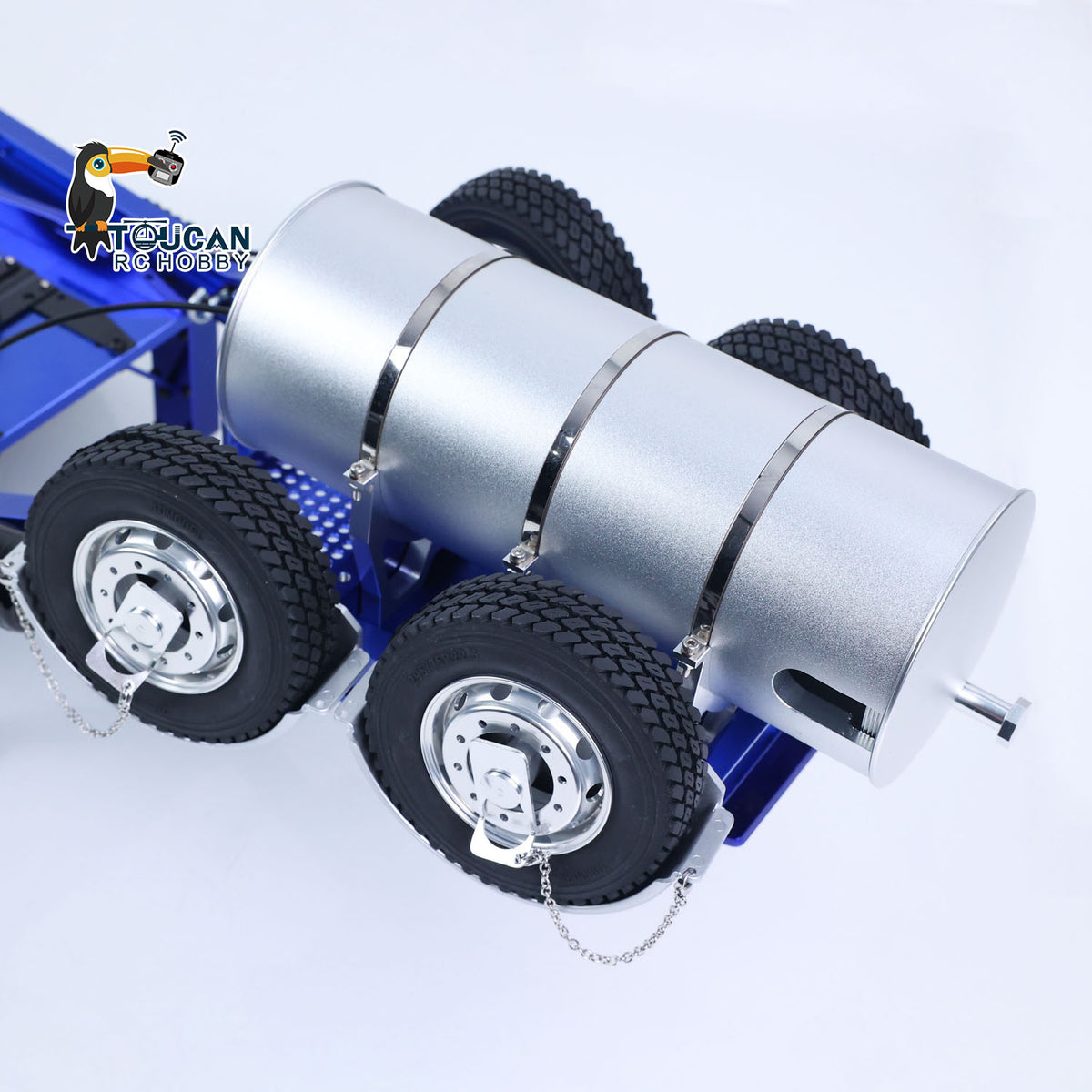 In Stock TOUCAN RC HOBBY JDModel 1.5M Metal Drake Trailer Lowboy Semi Trailer JDM-2 for 1/14 RC Tractor Truck DIY Remote Controlled Truck Construction Vehicle Hobby Models