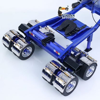 In Stock TOUCAN RC HOBBY JDModel 1.5M Metal Drake Trailer Lowboy Semi Trailer JDM-2 for 1/14 RC Tractor Truck DIY Remote Controlled Truck Construction Vehicle Hobby Models