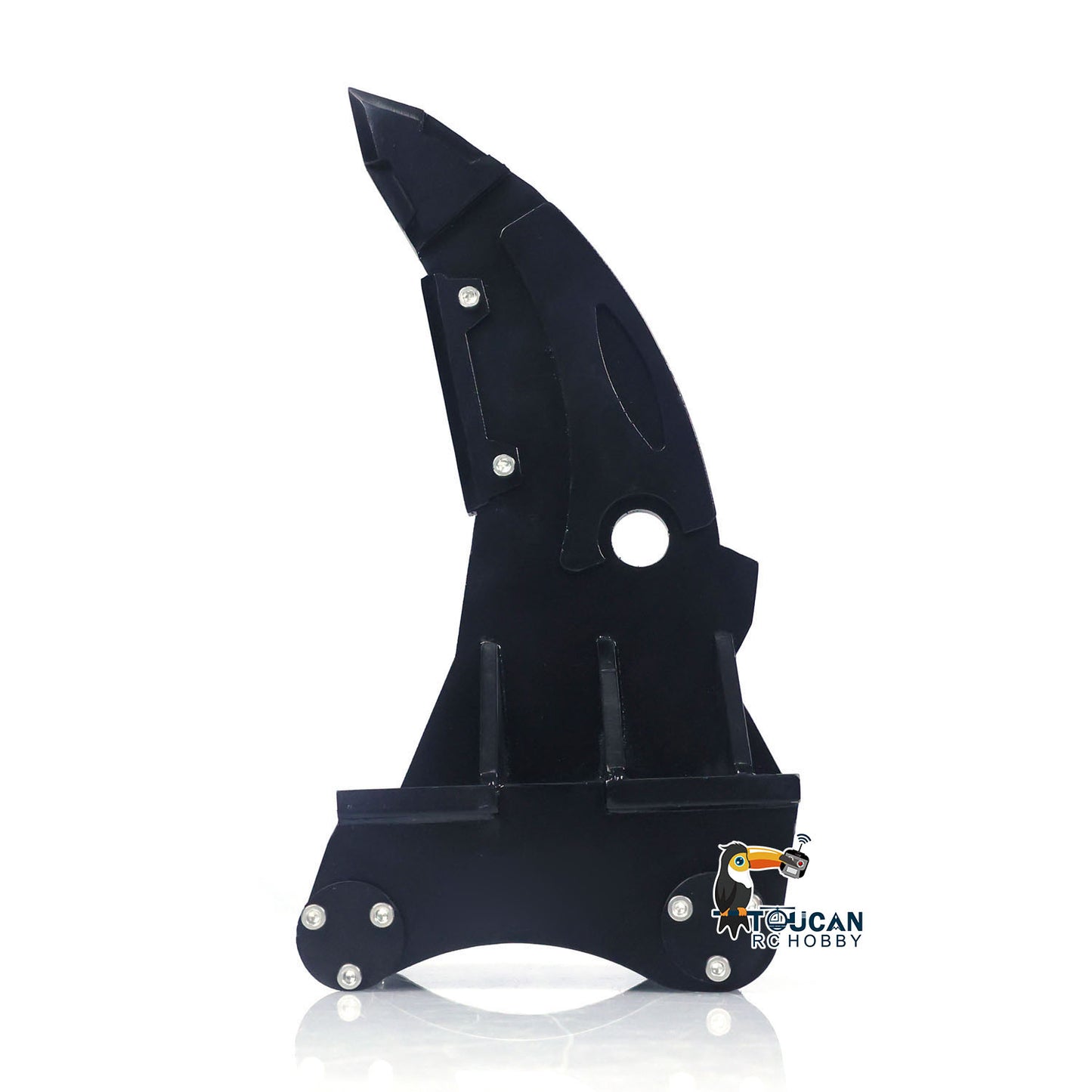 Toucan Model Metal Hydraulic Shear Scissor Rake Bucket Ripper Scarifier for 1/8 RC Excavator Remote Control Tracked Digger C390F C395 C374 PC1250