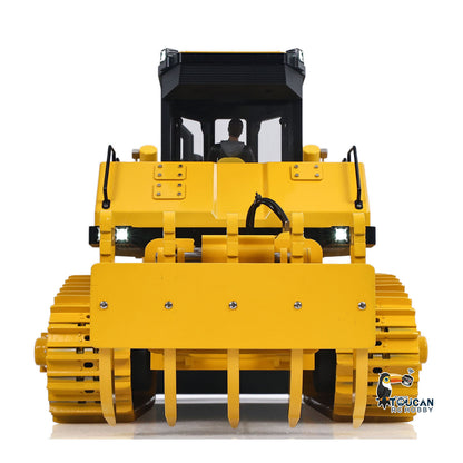 In Stock D155AX Metal 1/12 RC Hydraulic Bulldozer RTR Heavy Dozer Model 7 Way Valve 1.0L Oil Pump 5 Plows Radio Master TX15 Radio Battery
