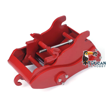 MetaL Ripper Quick Released Coupler Hydraulic Rotation Shear Scissor Grab Bucket for 1/8 390F RC Excavator Heavy Duty Diggers Model