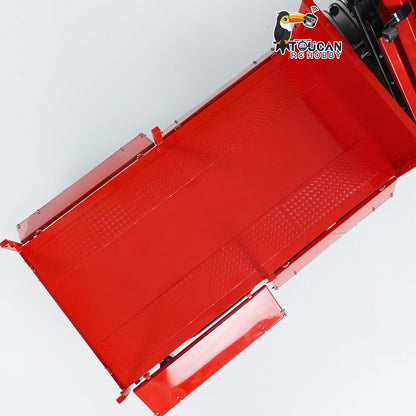 TOUCAN 1/14 8x8 Hydraulic RC Crane Tractor Truck Electric Radio Controlled Car Quick Attached Bucket 3-speed Transmission