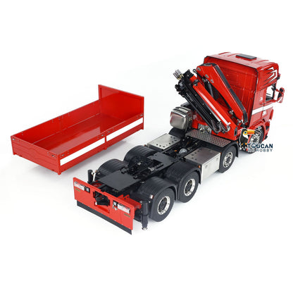 TOUCAN 1/14 8x8 Hydraulic RC Crane Tractor Truck Electric Radio Controlled Car Quick Attached Bucket 3-speed Transmission