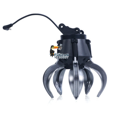 In Stock 1/14 HUINA RC Metal Excavator Ready to Run Toys 1594 Radio Lights Sound Battery 28CH Sound W/ Bucket Drill Round Wood Garb Gifts