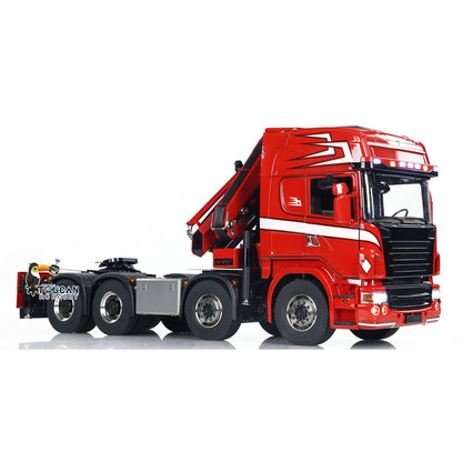 TOUCAN 1/14 8x8 Hydraulic RC Crane Tractor Truck Electric Radio Controlled Car Quick Attached Bucket 3-speed Transmission