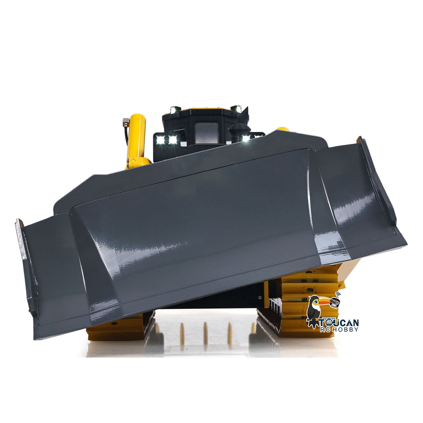 In Stock D155AX Metal 1/12 RC Hydraulic Bulldozer RTR Heavy Dozer Model 7 Way Valve 1.0L Oil Pump 5 Plows Radio Master TX15 Radio Battery