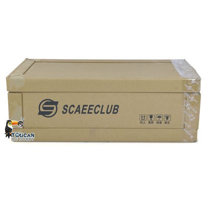 In Stock Metal Chassis 6x6 3-speed Transmission for 1/14 RC Tractor Remote Controlled Truck 3363 Car Model Differential Lock Axles