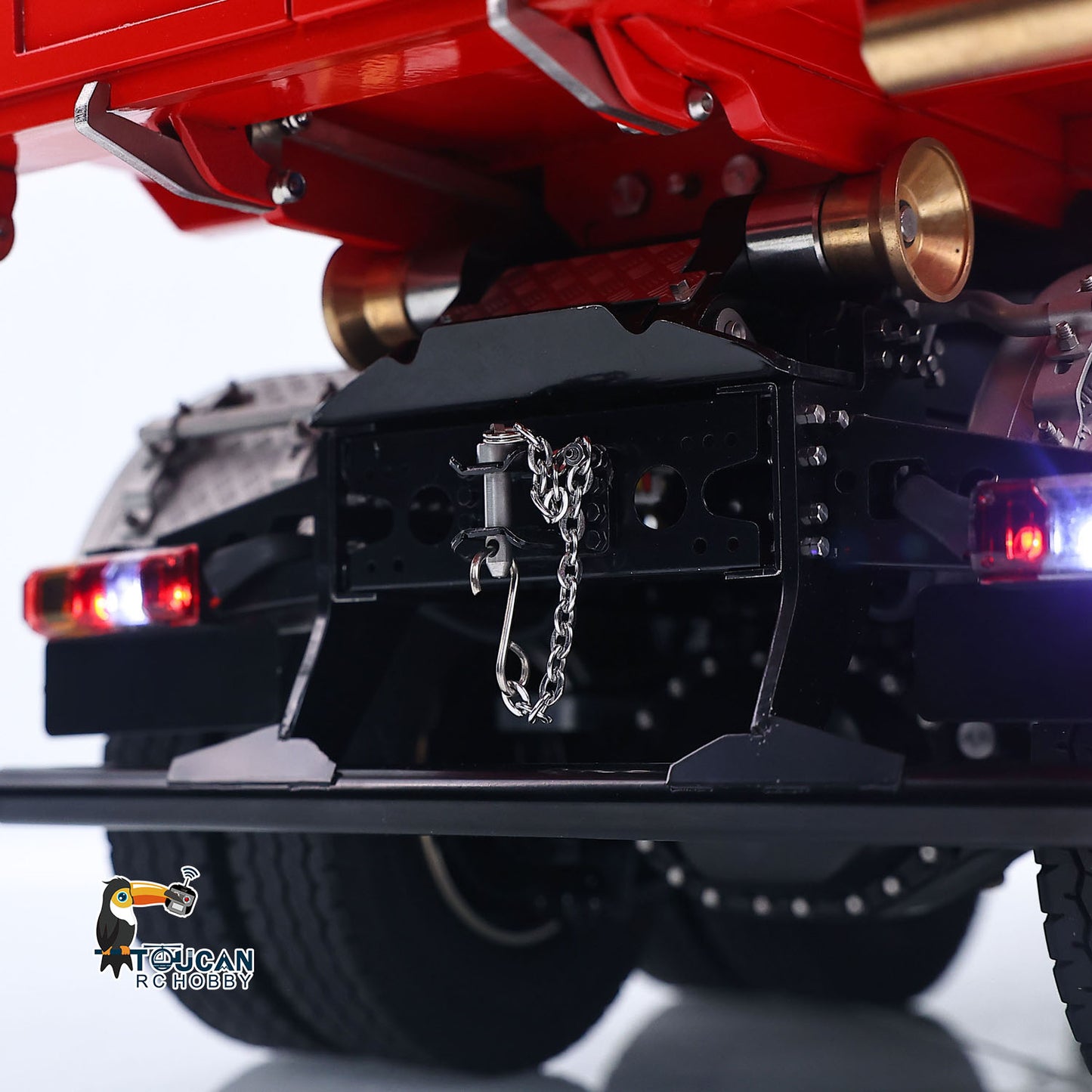1/14 Metal RC Dump Truck 1838 8X8 Roll On Off Dumper Hydraulic Tipper