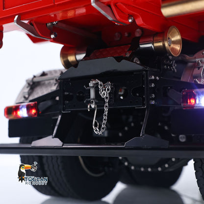 1/14 Metal RC Dump Truck 1838 8X8 Roll On Off Dumper Hydraulic Tipper