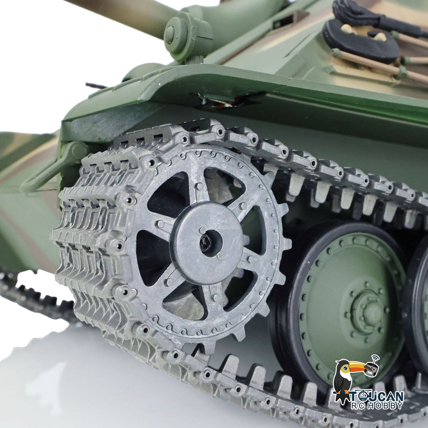 TOUCAN RC HOBBY Henglong 1/16 TK7.0 Promotion German Jadpanther 3869 RTR RC Tank FPV Infrared Combat Smoke BB Unit Metal Sprockets Idlers Wheels Tracks Steel Gearbox