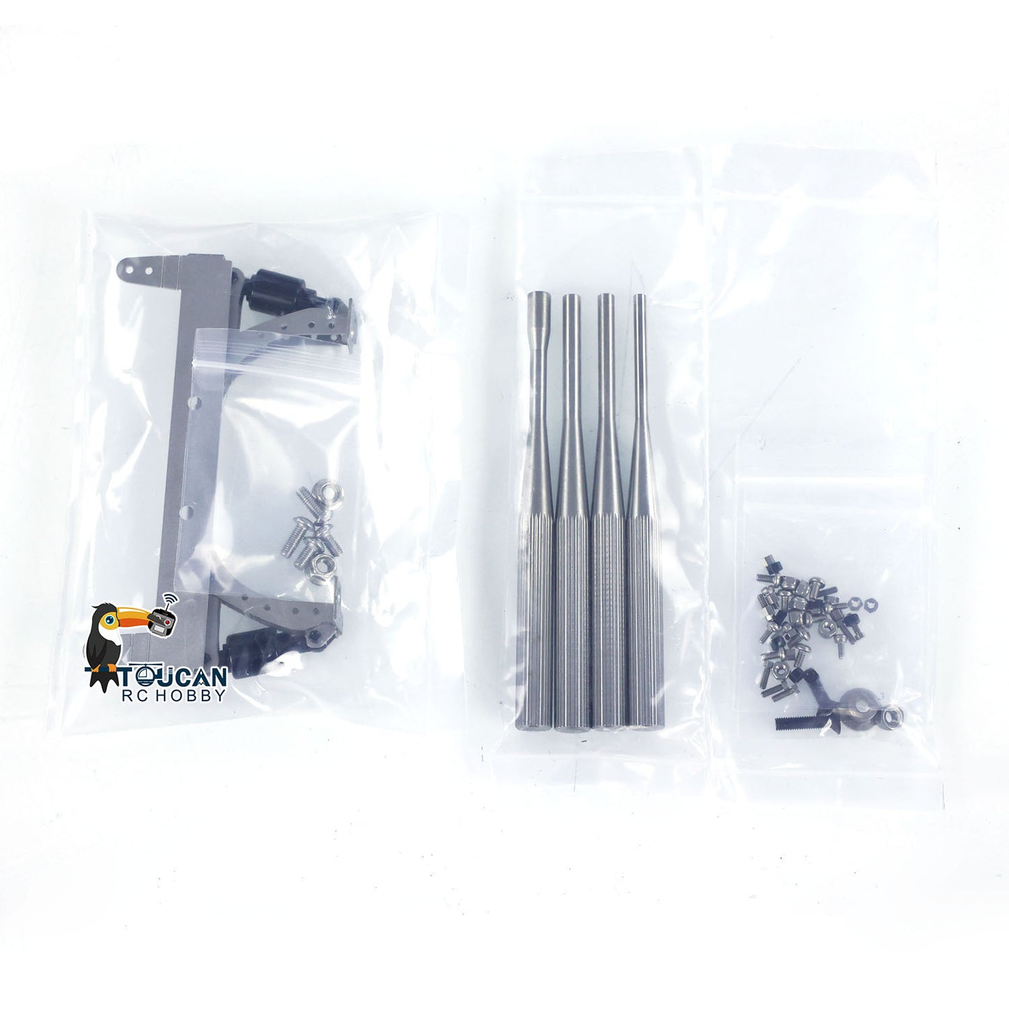 In Stock Metal Chassis 6x6 3-speed Transmission for 1/14 RC Tractor Remote Controlled Truck 3363 Car Model Differential Lock Axles