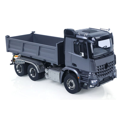 1/14 6x6 TOUCAN Hydraulic RC Dump Truck Metal Radio Controlled Tipper Car Differential Lock Light Sound FlySky I6S