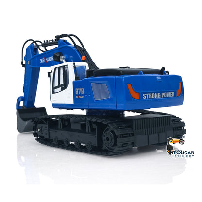 TOUCAN RC HOBBY HUINA 1/18 RC 13550 Remote Control Excavator 11CH 350?? Rotation RC Digger 2.4G Radio Battery Light Sound USB Charger