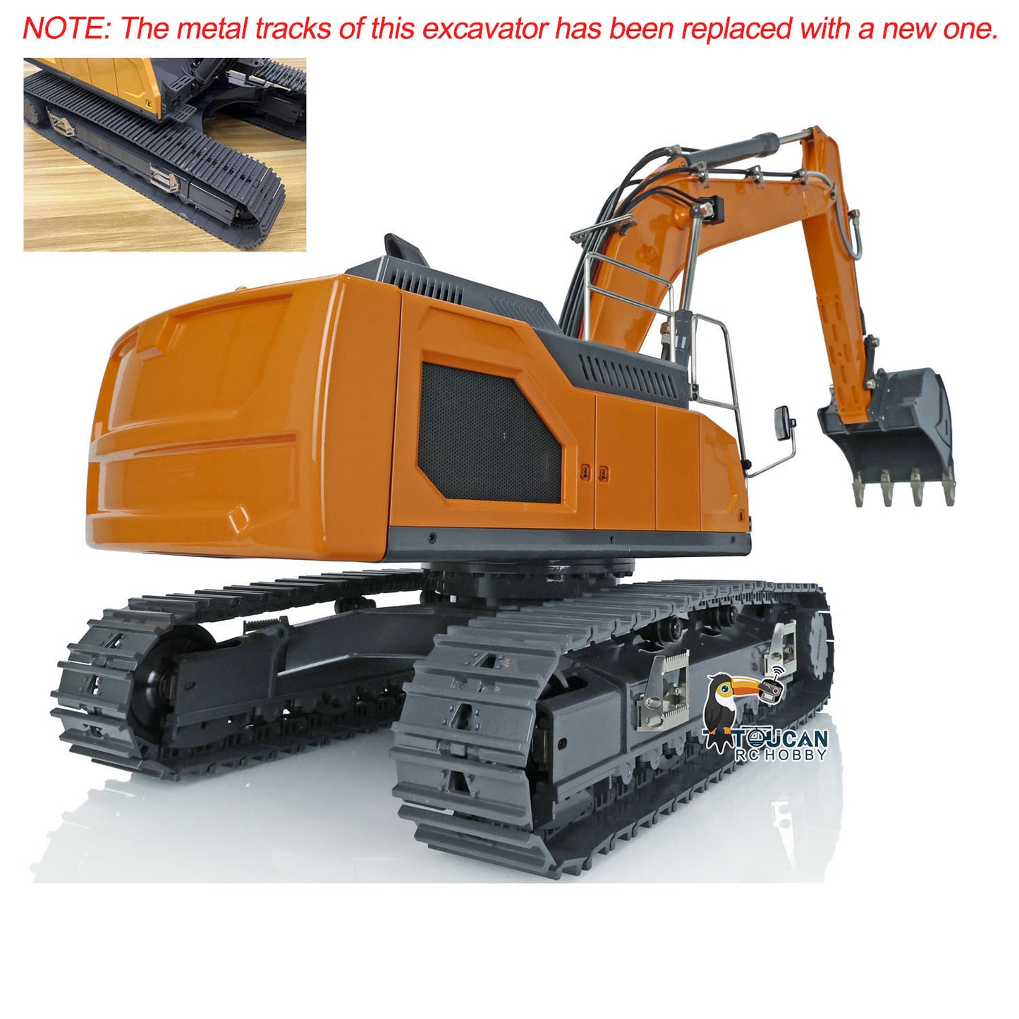 1:14 RC Hydraulic Digger Radio Control Metal Excavator L945 RTR Trucks Battery Transmitter Construction Vehicles Toys Model