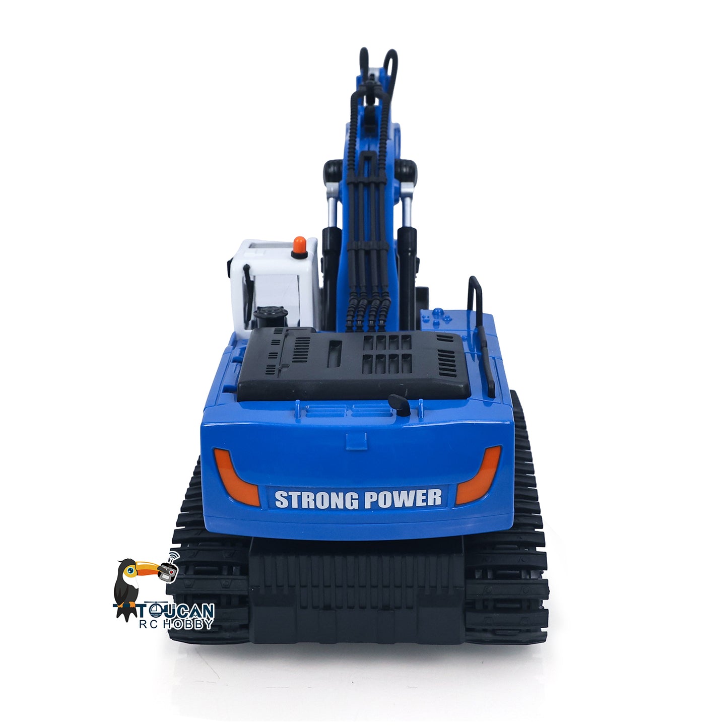 TOUCAN RC HOBBY HUINA 1/18 RC 13550 Remote Control Excavator 11CH 350?? Rotation RC Digger 2.4G Radio Battery Light Sound USB Charger