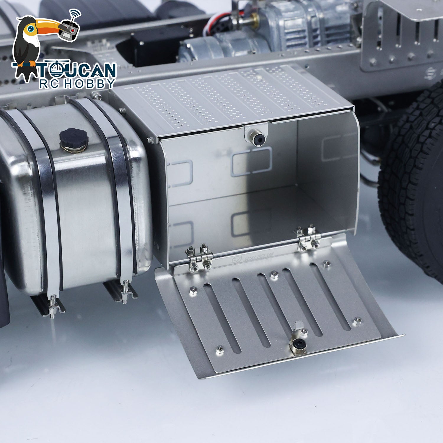 In Stock Metal Chassis 6x6 3-speed Transmission for 1/14 RC