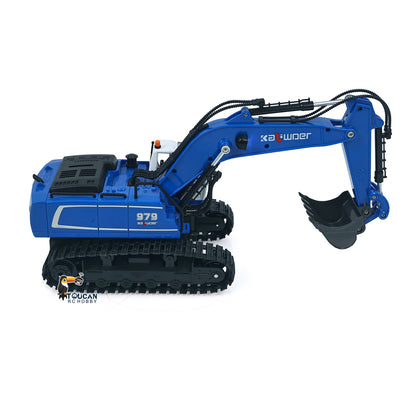 TOUCAN RC HOBBY HUINA 1/18 RC 13550 Remote Control Excavator 11CH 350?? Rotation RC Digger 2.4G Radio Battery Light Sound USB Charger