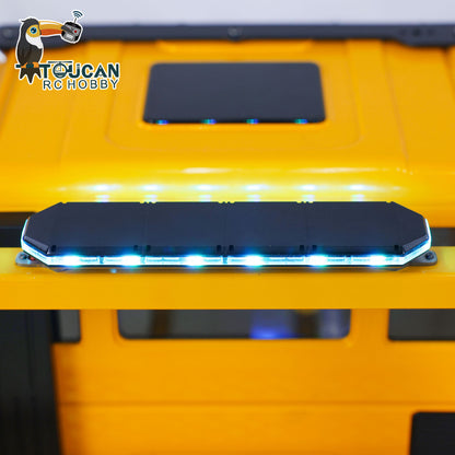 1/14 8X8 RC Hydraulic Wrecker Truck 2Speed Remote Control Road Rescue Vehicle CNC Axle Differential Locks Light System Battery