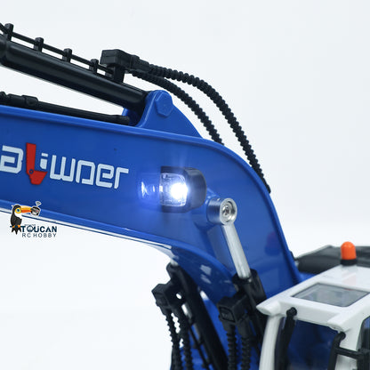 TOUCAN RC HOBBY HUINA 1/18 RC 13550 Remote Control Excavator 11CH 350?? Rotation RC Digger 2.4G Radio Battery Light Sound USB Charger