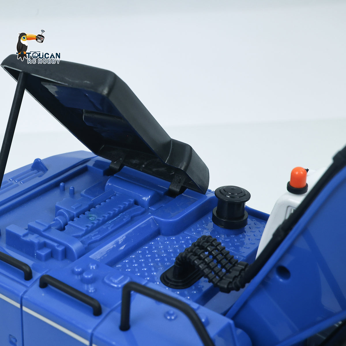 TOUCAN RC HOBBY HUINA 1/18 RC 13550 Remote Control Excavator 11CH 350?? Rotation RC Digger 2.4G Radio Battery Light Sound USB Charger