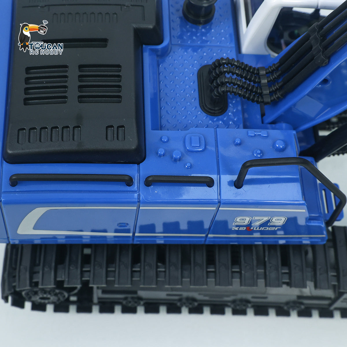 TOUCAN RC HOBBY HUINA 1/18 RC 13550 Remote Control Excavator 11CH 350?? Rotation RC Digger 2.4G Radio Battery Light Sound USB Charger